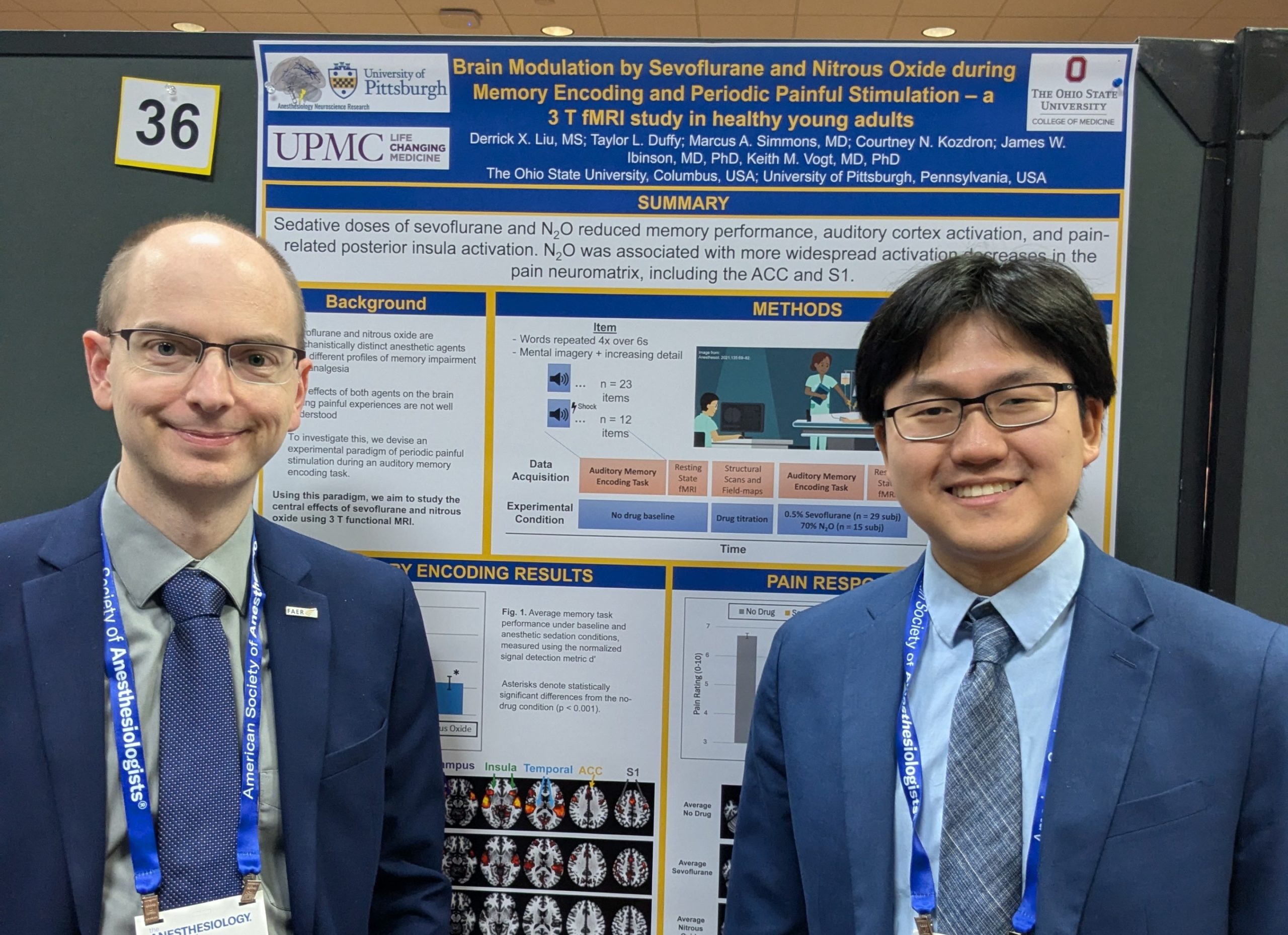 Dr Keith Vogt and Derrick Liu